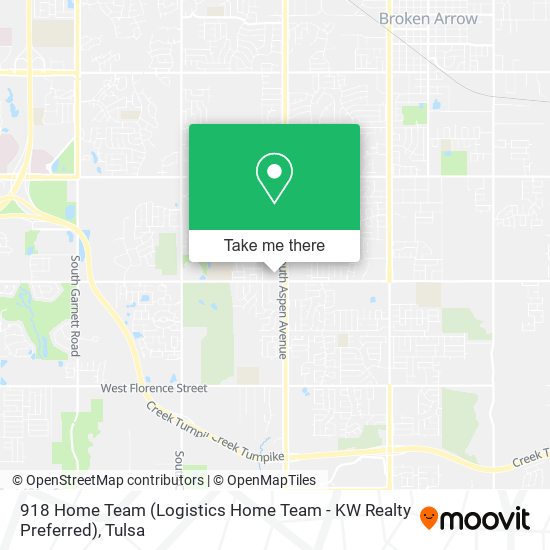 918 Home Team (Logistics Home Team - KW Realty Preferred) map