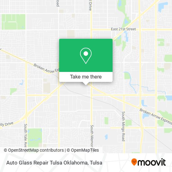 Mapa de Auto Glass Repair Tulsa Oklahoma