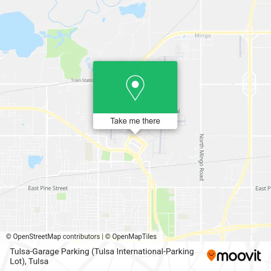 Tulsa-Garage Parking (Tulsa International-Parking Lot) map