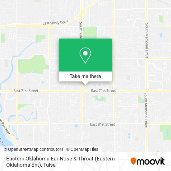 Eastern Oklahoma Ear Nose & Throat (Eastern Oklahoma Ent) map