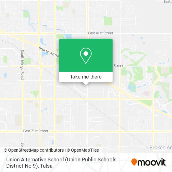 Union Alternative School (Union Public Schools District No 9) map