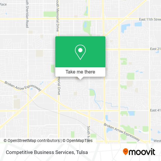 Competitive Business Services map