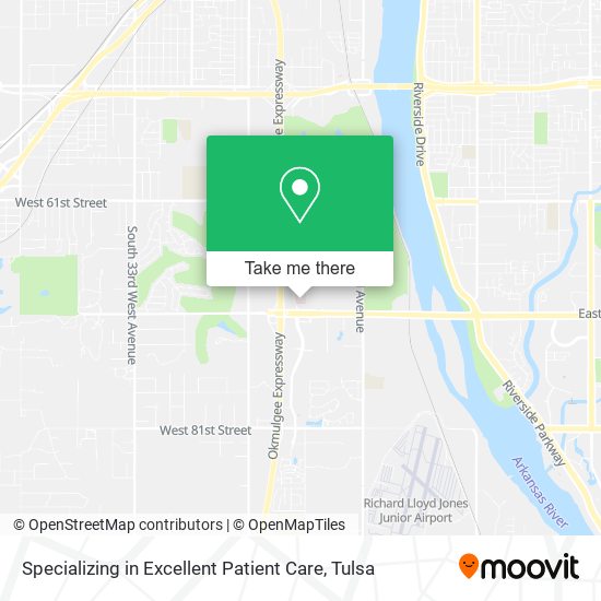 Specializing in Excellent Patient Care map