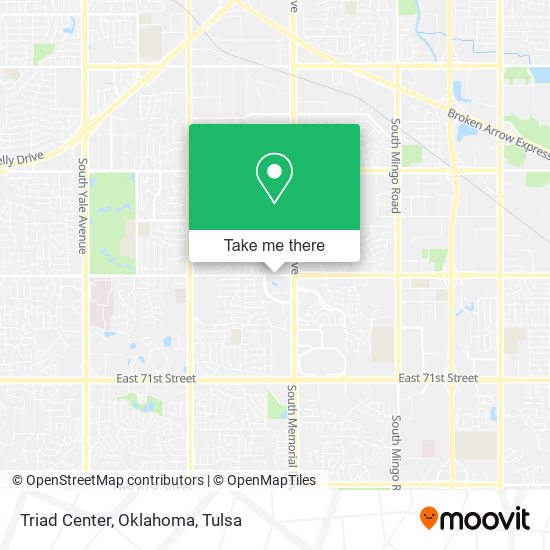 Triad Center, Oklahoma map