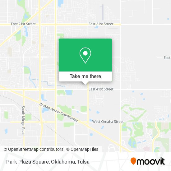 Park Plaza Square, Oklahoma map
