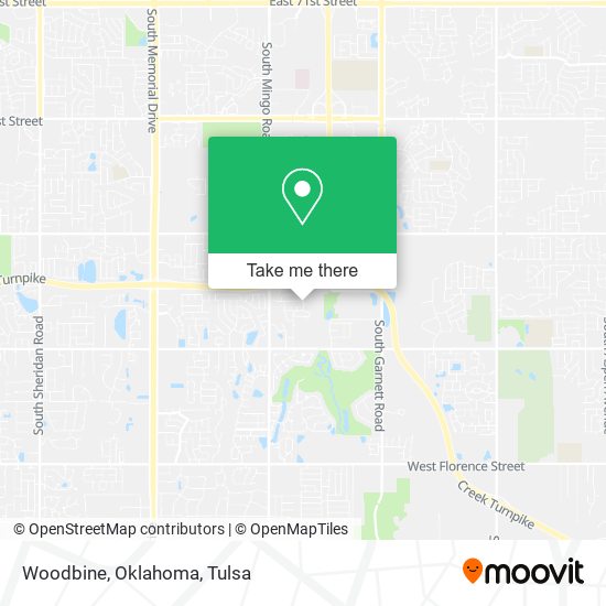 Woodbine, Oklahoma map