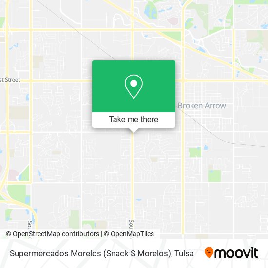 Mapa de Supermercados Morelos (Snack S Morelos)