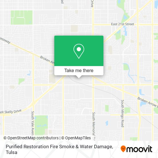 Mapa de Purified Restoration Fire Smoke & Water Damage