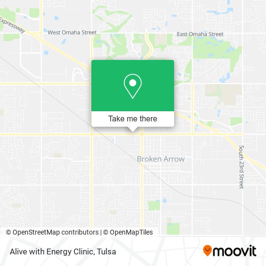 Alive with Energy Clinic map