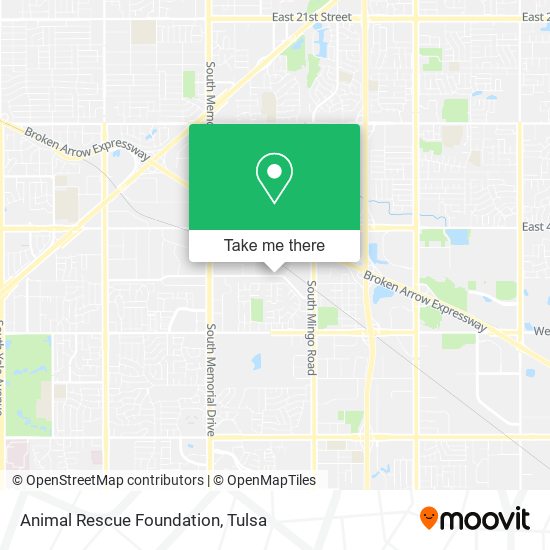 Mapa de Animal Rescue Foundation