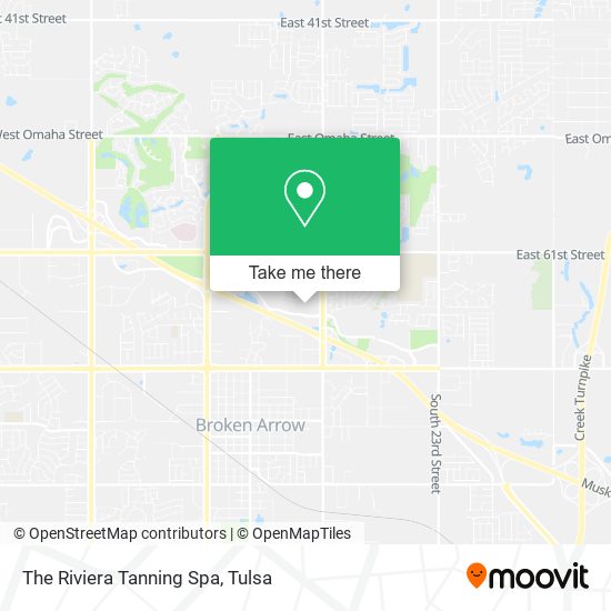 The Riviera Tanning Spa map