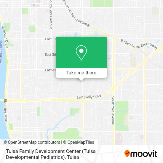 Tulsa Family Development Center (Tulsa Developmental Pediatrics) map