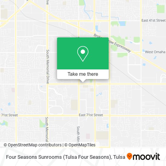 Four Seasons Sunrooms (Tulsa Four Seasons) map