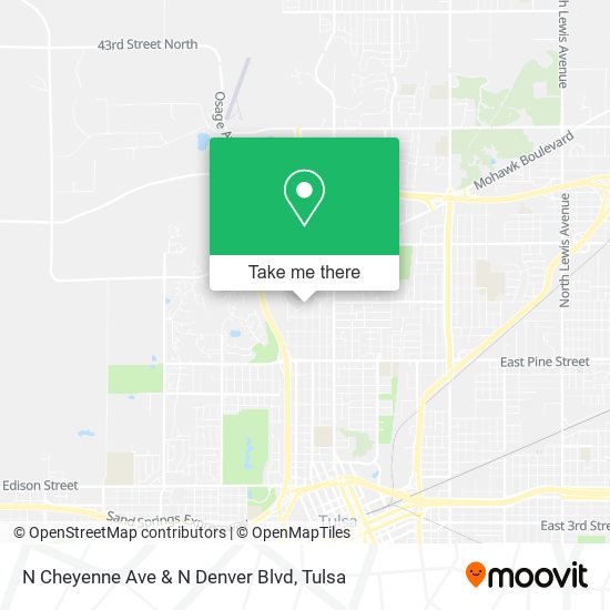 Mapa de N Cheyenne Ave & N Denver Blvd