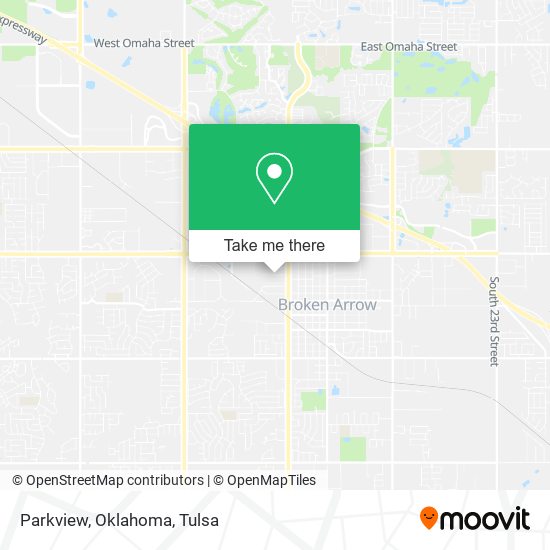 Parkview, Oklahoma map