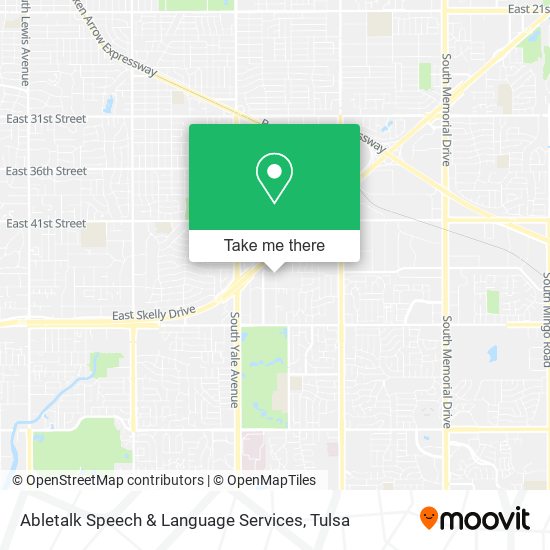 Mapa de Abletalk Speech & Language Services