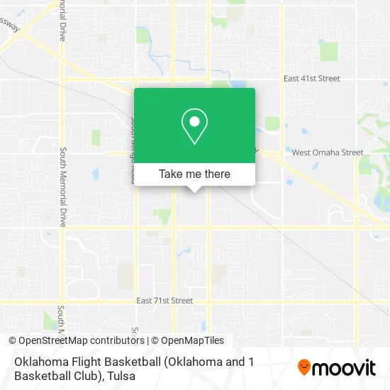 Mapa de Oklahoma Flight Basketball (Oklahoma and 1 Basketball Club)