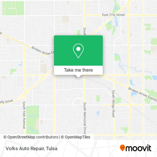 Volks Auto Repair map