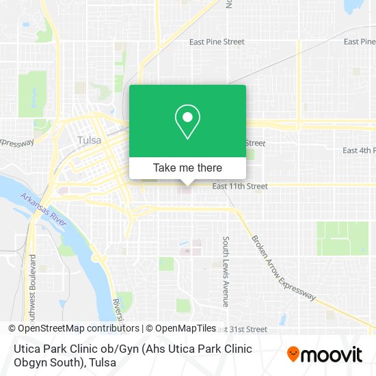 Utica Park Clinic ob / Gyn (Ahs Utica Park Clinic Obgyn South) map