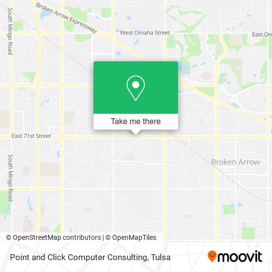 Point and Click Computer Consulting map