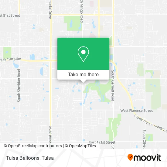 Tulsa Balloons map