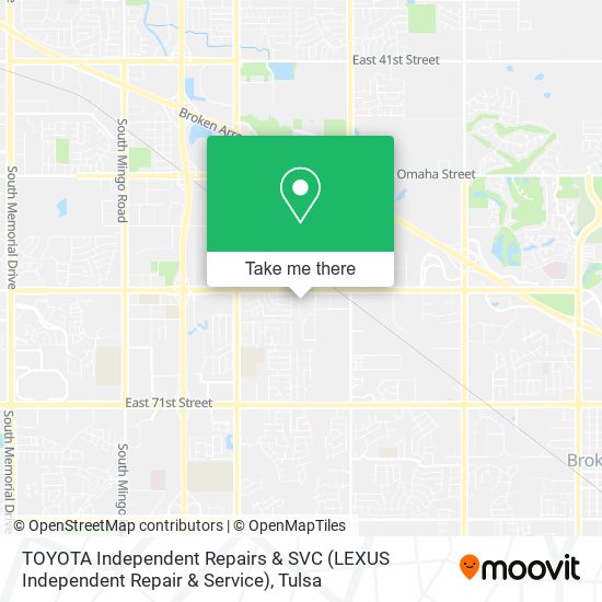 Mapa de TOYOTA Independent Repairs & SVC (LEXUS Independent Repair & Service)