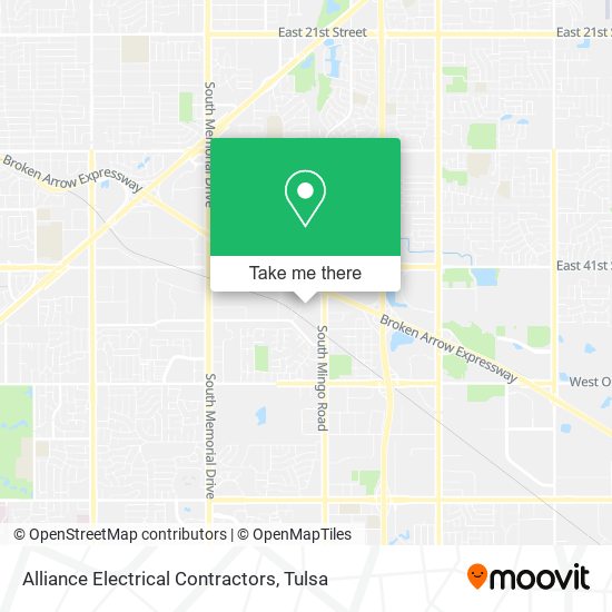 Alliance Electrical Contractors map