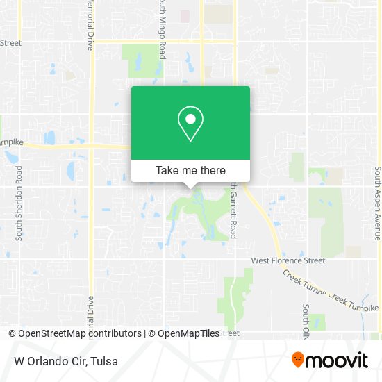 Mapa de W Orlando Cir