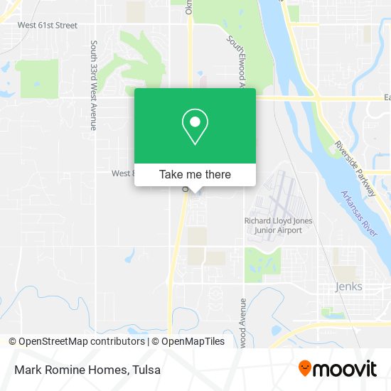 Mark Romine Homes map