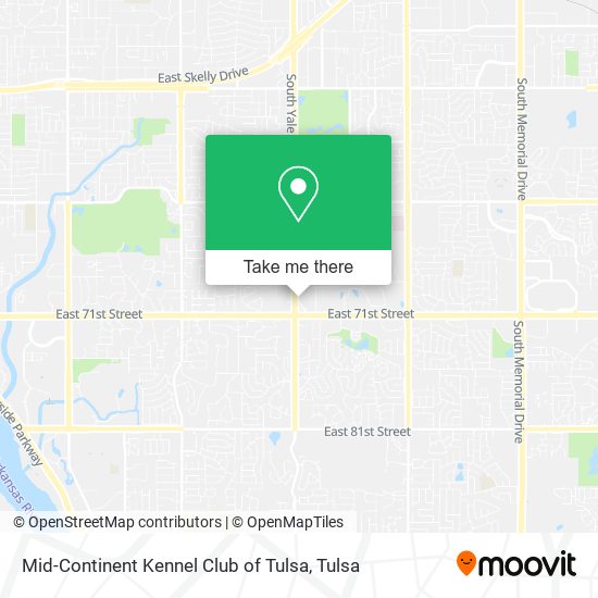 Mapa de Mid-Continent Kennel Club of Tulsa