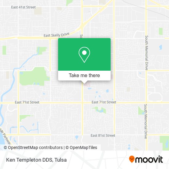 Ken Templeton DDS map