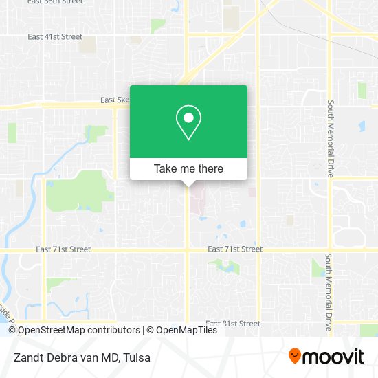 Mapa de Zandt Debra van MD