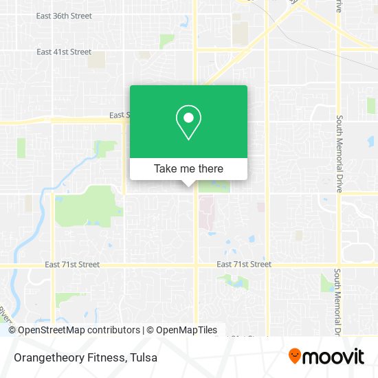 Mapa de Orangetheory Fitness