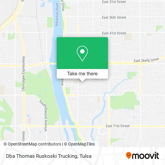 Mapa de Dba Thomas Ruskoski Trucking