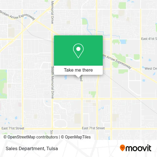 Sales Department map