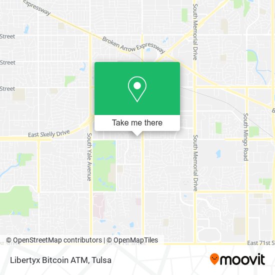 Mapa de Libertyx Bitcoin ATM