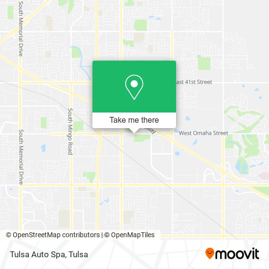 Tulsa Auto Spa map