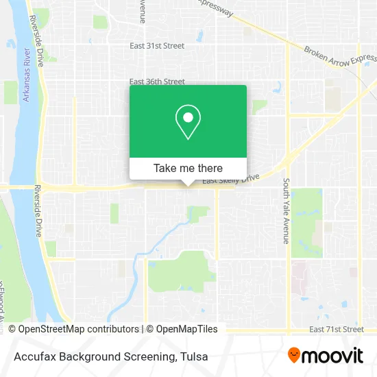 Accufax Background Screening map