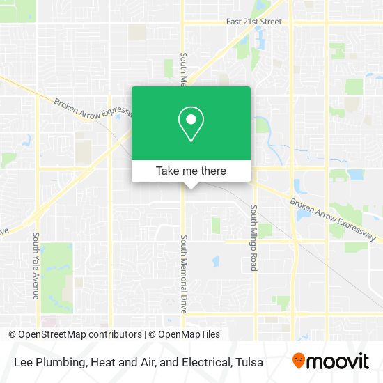 Mapa de Lee Plumbing, Heat and Air, and Electrical