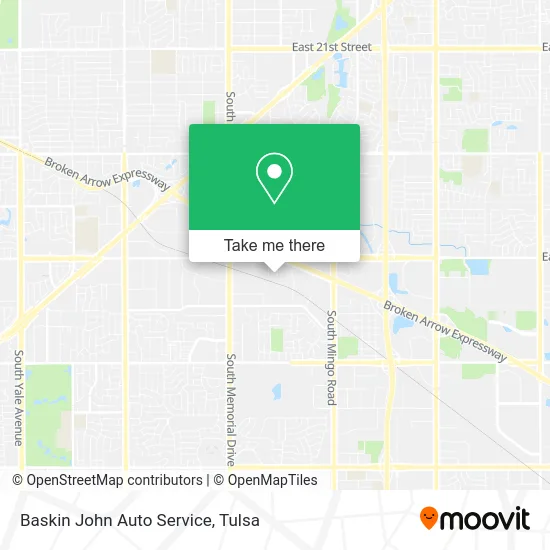 Baskin John Auto Service map