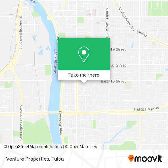 Venture Properties map