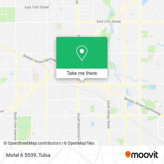 Motel 6 5039 map