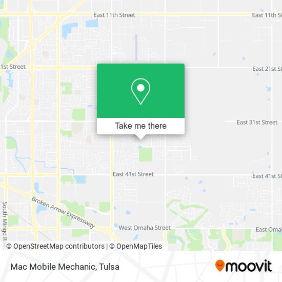 Mapa de Mac Mobile Mechanic
