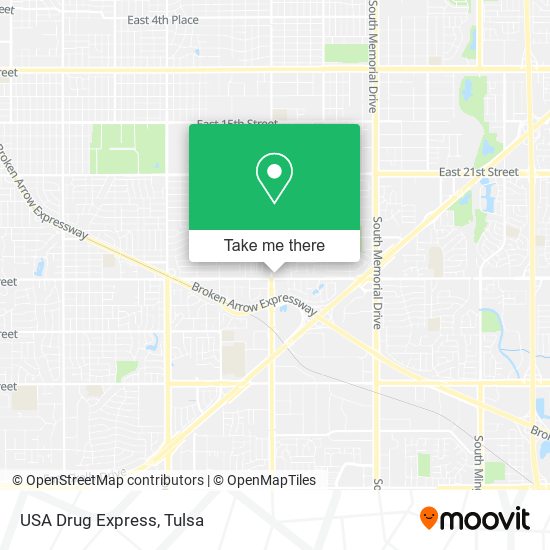 Mapa de USA Drug Express