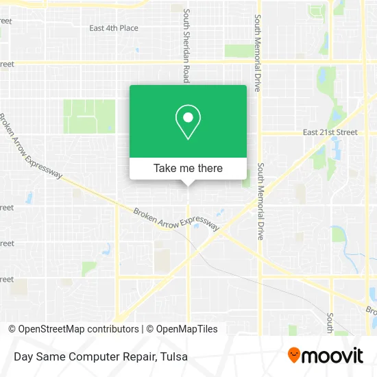 Day Same Computer Repair map