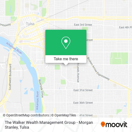 Mapa de The Walker Wealth Management Group - Morgan Stanley