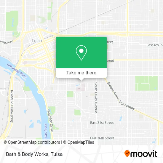 Bath & Body Works map