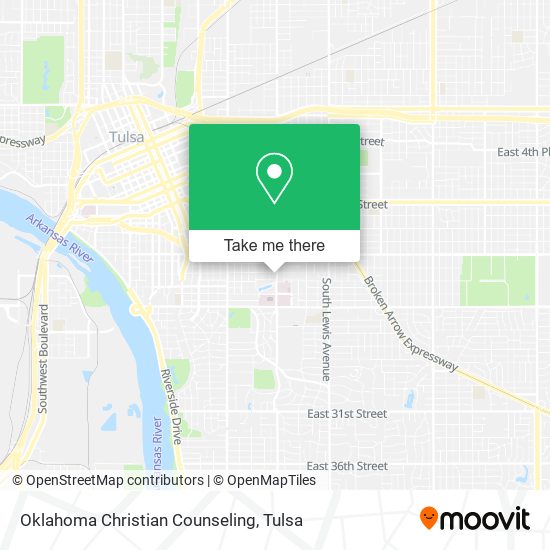 Oklahoma Christian Counseling map