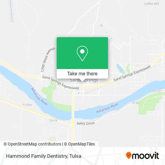 Hammond Family Dentistry map