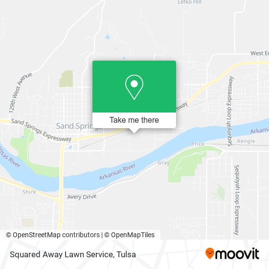 Squared Away Lawn Service map